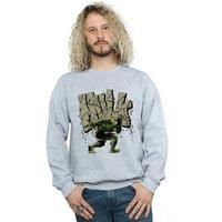 Marvel Men/'s Hulk Rock Sweatshirt Sport Grey X-Large