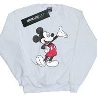 Disney Women's Mickey Mouse Traditional Wave Sweatshirt
