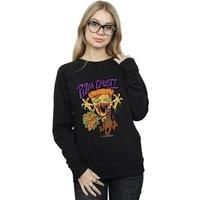 Scooby Doo Women's Pizza Ghost Sweatshirt