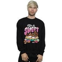 Scooby Doo  Life Is Sweet  men's Sweatshirt in Black