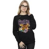 Absolute Cult Scooby Doo Women/'s The Amazing Scooby Sweatshirt Black Small