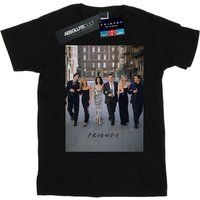 Friends Women's Champagne And Flowers Boyfriend Fit T-Shirt