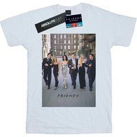 Friends Women's Champagne And Flowers Boyfriend Fit T-Shirt