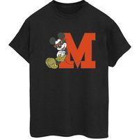 Disney Women's Mickey Mouse Leopard Trousers Boyfriend Fit T-Shirt