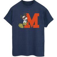Disney Women's Mickey Mouse Leopard Trousers Boyfriend Fit T-Shirt
