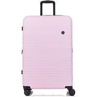 Nere - Stori - ABS Hard-Shell Suitcase Collection - 8-Spinner Wheels - Self-Repairing Zip - Built-in TSA Combination Lock - Expanding Luggage (Orchid Pink, Large)