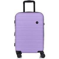 Nere - Stori - ABS Hard-Shell Suitcase Collection - 8-Spinner Wheels - Self-Repairing Zip - Built-in TSA Combination Lock - Expanding Luggage (Purple Rose, Cabin Bag)