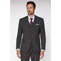 Jeff Banks Jeff Banks Texture Travel Suit Jacket In Regular Fit - Grey