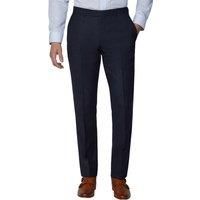 Racing Green Tailored Fit Navy Texture Men's Trousers