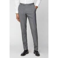 Scott & Taylor Occasions Slim Fit Grey Plain Men's Suit Trousers