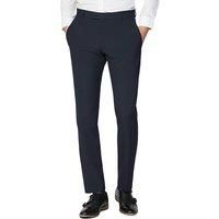 Limehaus Slim Fit Plain Navy Men's Suit Trousers
