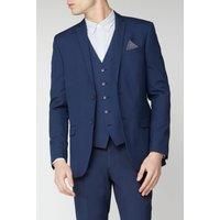 Limehaus Men's Slim Suit Jacket in Blue | Size: 38S