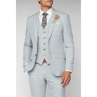 Scott & Taylor Occasions Tailored Fit Light Grey Texture Men's Suit Jacket