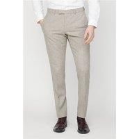 Racing Green Sand Donegal Tailored Fit Men's Suit Trousers