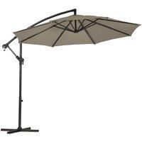 Garden Gear Cantilever Banana Sun Shade Parasol Patio 2.7m Hanging Umbrella NEW