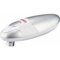 Electric Can Opener Automatic Cordless Tin Opener for Arthritic Hands by Cooks Professional (White and Silver)