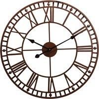 Garden Gear Roman Numeral Garden Wall Clock - Bronze