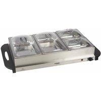 Cooks Professional G0012 4-section Buffet Warmer - Silver