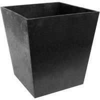 Garden Planter Sonata in Slate or Steel Grey Decorative Self Watering Flower Pot Recycled Rubber Tyres Durable Weatherproof No Cracking or Fading Indoor Outdoor (Slate 33cm x1)