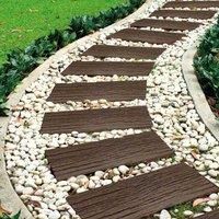 Primeur Stepping Stone Railroad Design - Earth (x8)