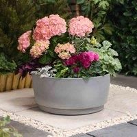Concrete Effect Bowl Planter