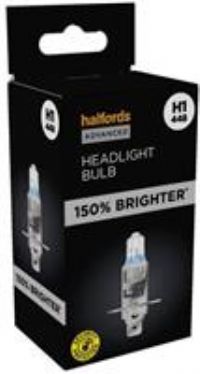 Halfords Advanced 150% Brighter H1 448 Headlight Bulb