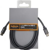 Halfords Cable CC 1.2M  Charcoal