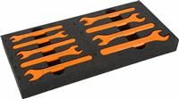 Halfords Advanced Ev 1000V Insulated 9 Piece Spanner Set 1018Mm