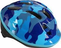 Halfords Kids Camo Helmet Blue 46-54Cm