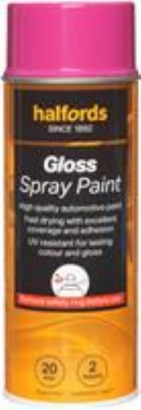 Halfords S8-010 Purple Gloss Car Spray Paint - 400Ml