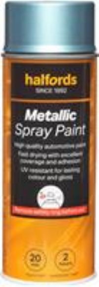 Halfords M2-680 Blue Metallic Car Spray Paint - 400Ml