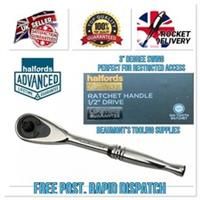 **Lifetime Guarantee** HALFORDS Advanced 1/2" Ratchet Handle Drive 100 Tooth