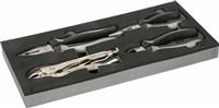 Halfords Advanced 4 Piece Plier Set Modular Tray