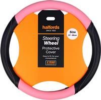 Halfords Pink Steering Wheel Cover