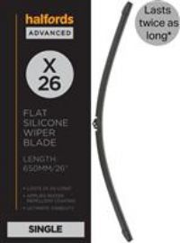 Halfords Advanced Silicone Wiper Blade X26 Inch