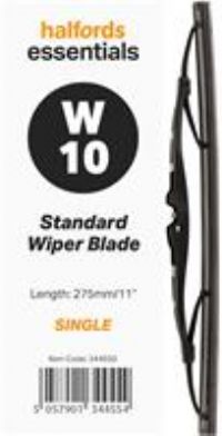 Halfords Essentials Single Wiper Blade W10  11 Inch