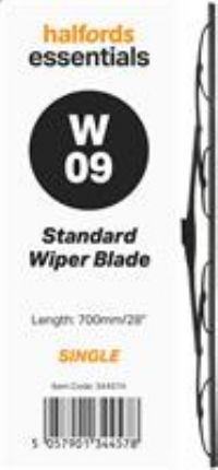 Halfords Essentials Single Wiper Blade W09  28 Inch