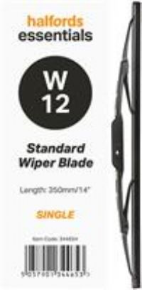 Halfords Essentials Single Wiper Blade W12  14 Inch