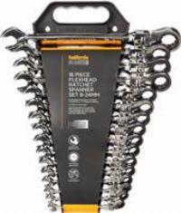 Halfords Advanced 16Pc Flex Ratchet Spanner Set