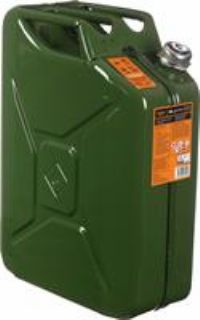 Halfords 20L Jerry Can With Screw Cap For Fuel - Green
