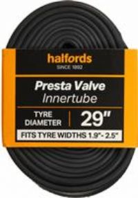 Halfords Presta Bike Inner Tube 29 Inch X 1.9 Inch - 2.5 Inch