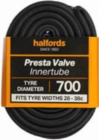 Halfords Presta Bike Inner Tube 700C X 28C - 38C