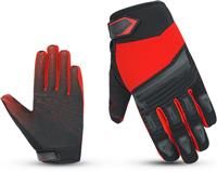 Junior Bmx Gloves Red 11-13Yrs