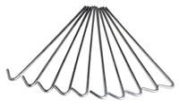 Halfords Essentials 9 Inch Roundwire Tent Pegs - 10 Pack
