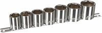 Halfords Advanced 7 Piece 1/2 Inch Drive Socket Rail Set