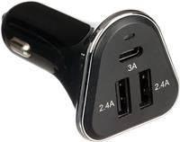 Usb-C And Dual Usb In-Car Charger