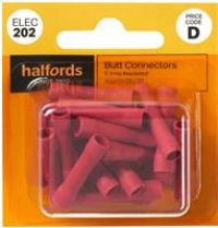 Halfords Butt Connectors 5 Amp (Elec202)