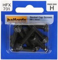 Halfords Socket Cap Screw M6 X 25Mm (Fixg156)