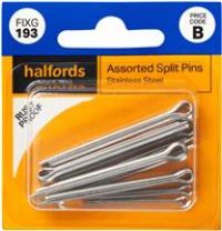 Halfords Assorted Split Pins (Fixg193)