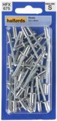 Halfords Rivets 5Mm X 16Mm (Fixg274)